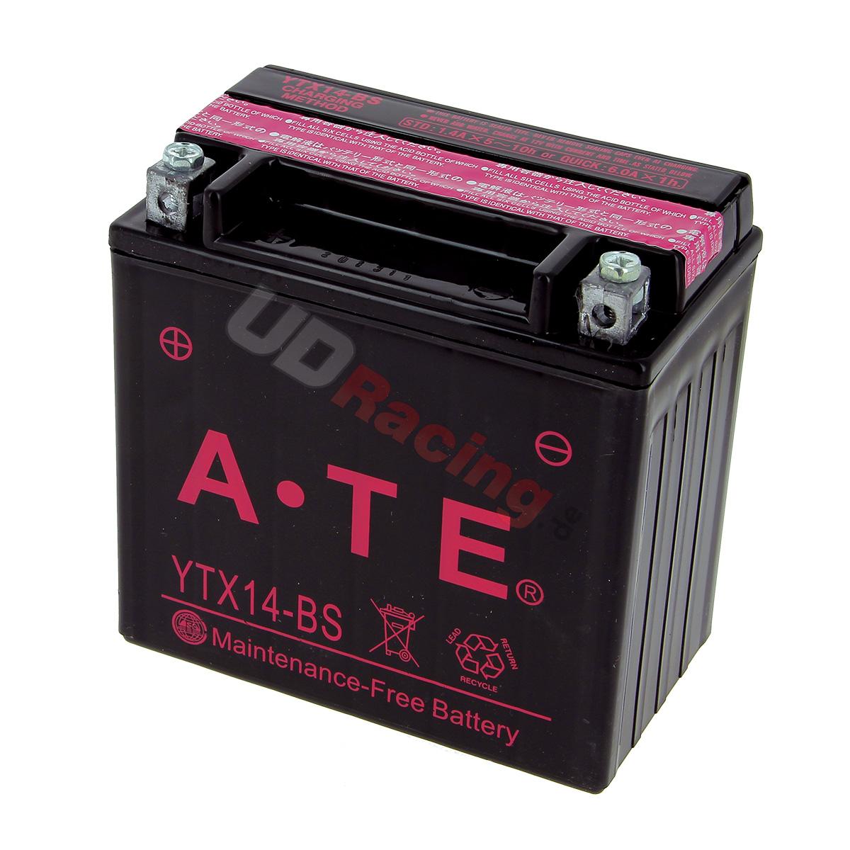 Batterie YTX14-BS für Quad Shineray 350 ccm (XY350ST-2E), Shineray teile 350ccm Batterie YTX14-BS für Quad Shineray 350 ccm (XY350ST-2E), Shineray teile 350ccm