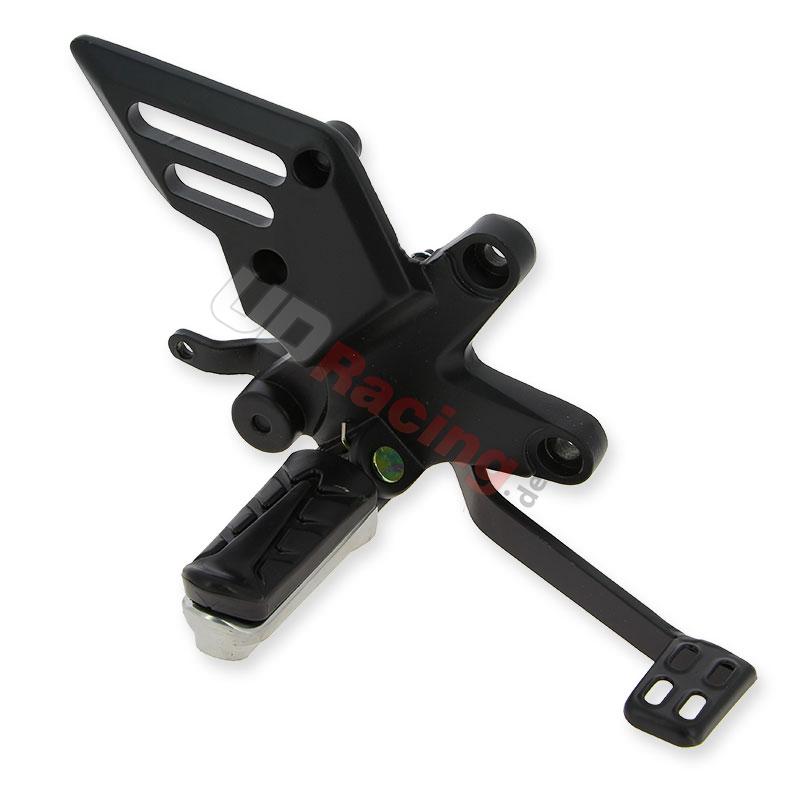 Fußstütze vorne rechts und Bremspedal für Quad Spy Racing 350 F3, Teile ATV SPY350F3 Fußstütze vorne rechts und Bremspedal für Quad Spy Racing 350 F3, Teile ATV SPY350F3