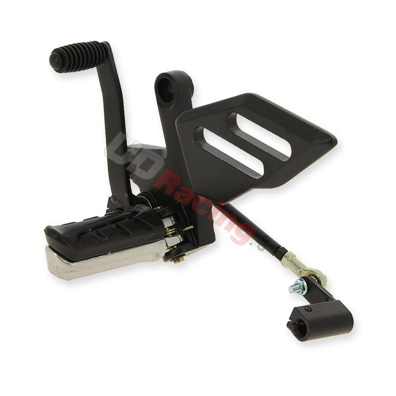 Fußstütze vorne links und Schalthebel für Quad Spy Racing 250 F3, Teile ATV SPY250F3 Fußstütze vorne links und Schalthebel für Quad Spy Racing 250 F3, Teile ATV SPY250F3