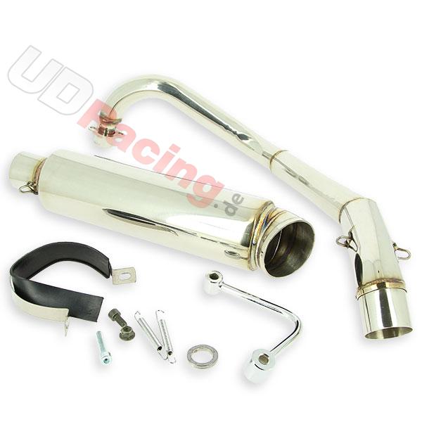 Auspuff Tuning INOX f�r Monkey 125 ccm, Teile Skymini Monkey Gorilla