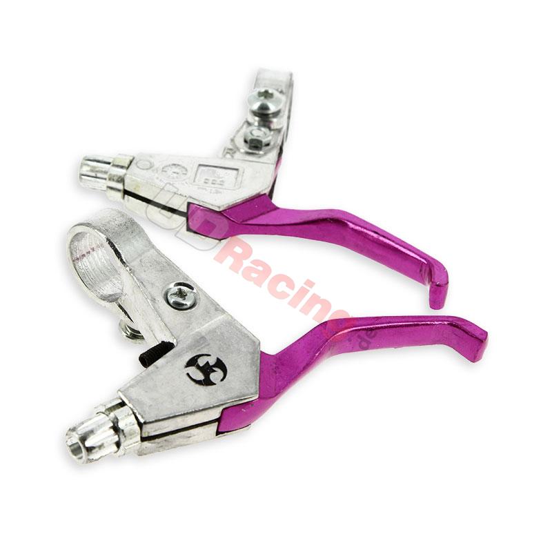 Griff - Bremsgriff aus Aluminium, violett, Teile Pocket Bike ZPF Griff - Bremsgriff aus Aluminium, violett, Teile Pocket Bike ZPF