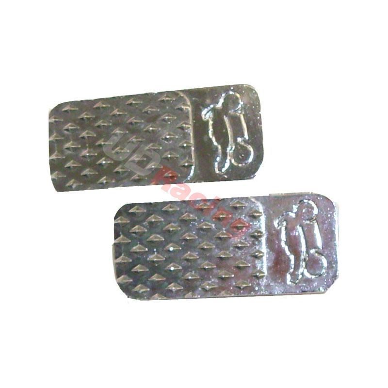 Fußrasten aus Aluminium, alufarben, für Typ 1, Teile Pocket Blata MT4 Fußrasten aus Aluminium, alufarben, für Typ 1, Teile Pocket Blata MT4