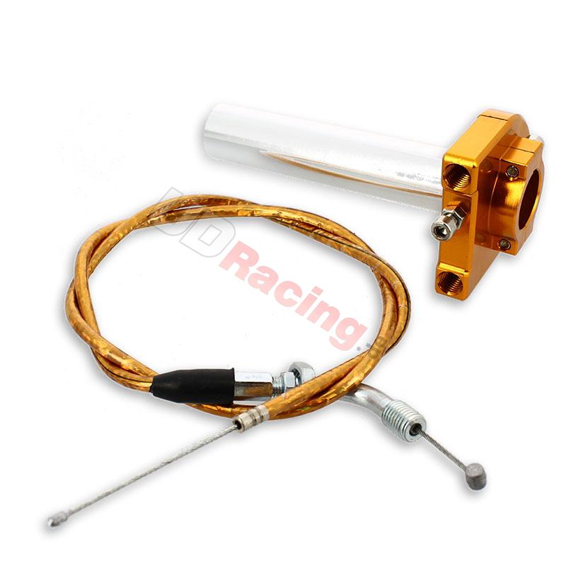 Griff - Gasgriff (schnell), gold, Qualitätsprodukt + Kabel, Teile Pockets Polini 911 GP3 Griff - Gasgriff (schnell), gold, Qualitätsprodukt + Kabel, Teile Pockets Polini 911 GP3