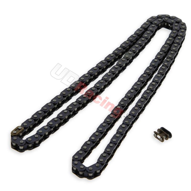 Kette verstärkt 74 GROSSE GLIEDER (Typ TF8), Teile Pockets Supermoto Kette verstärkt 74 GROSSE GLIEDER (Typ TF8), Teile Pockets Supermoto