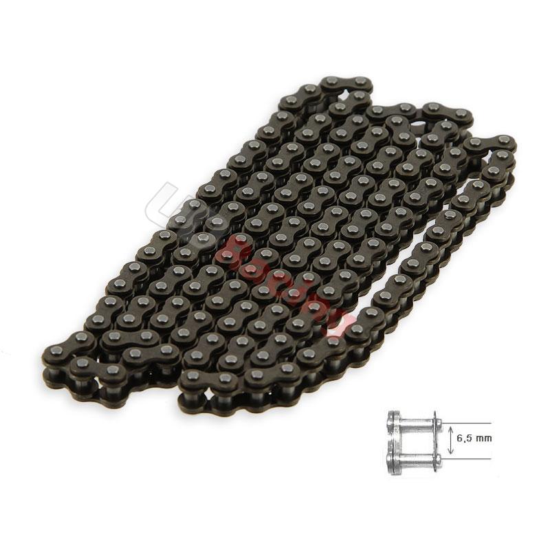 Kette verstärkt 74 Gl. kl. Teilung für pocket bike, Teile Pockets Supermoto Kette verstärkt 74 Gl. kl. Teilung für pocket bike, Teile Pockets Supermoto