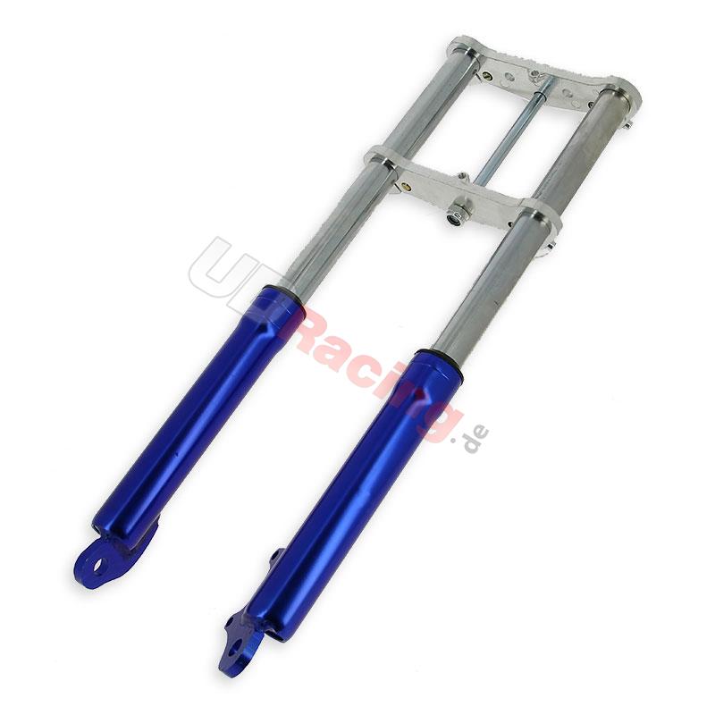 Gabel für pocket bike Supermotard blau, Teile Pockets Supermoto Gabel für pocket bike Supermotard blau, Teile Pockets Supermoto