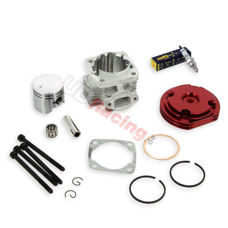 Kit 53 ccm 4 Schleusen, Achse 10 mm (Typ B rot), Teile Pockets Supermoto