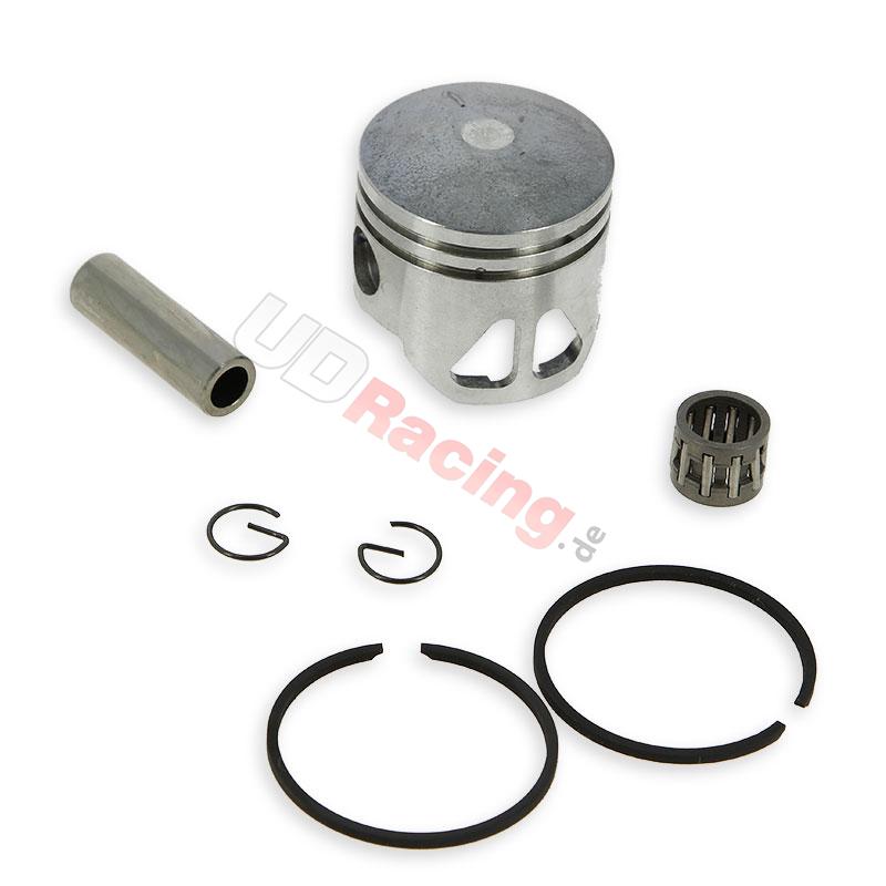 Kolben-Satz Racing 44 mm, Bolzen 10 mm (2 Kolbenfenster), Teile Pocket Replik R1 Kolben-Satz Racing 44 mm, Bolzen 10 mm (2 Kolbenfenster), Teile Pocket Replik R1