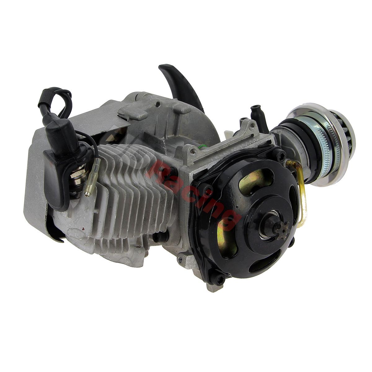 Motor 49 ccm + Anlasser alu + Filter Racing (Typ 2) für pocket supermotard, Teile Pockets Supermoto Motor 49 ccm + Anlasser alu + Filter Racing (Typ 2) für pocket supermotard, Teile Pockets Supermoto