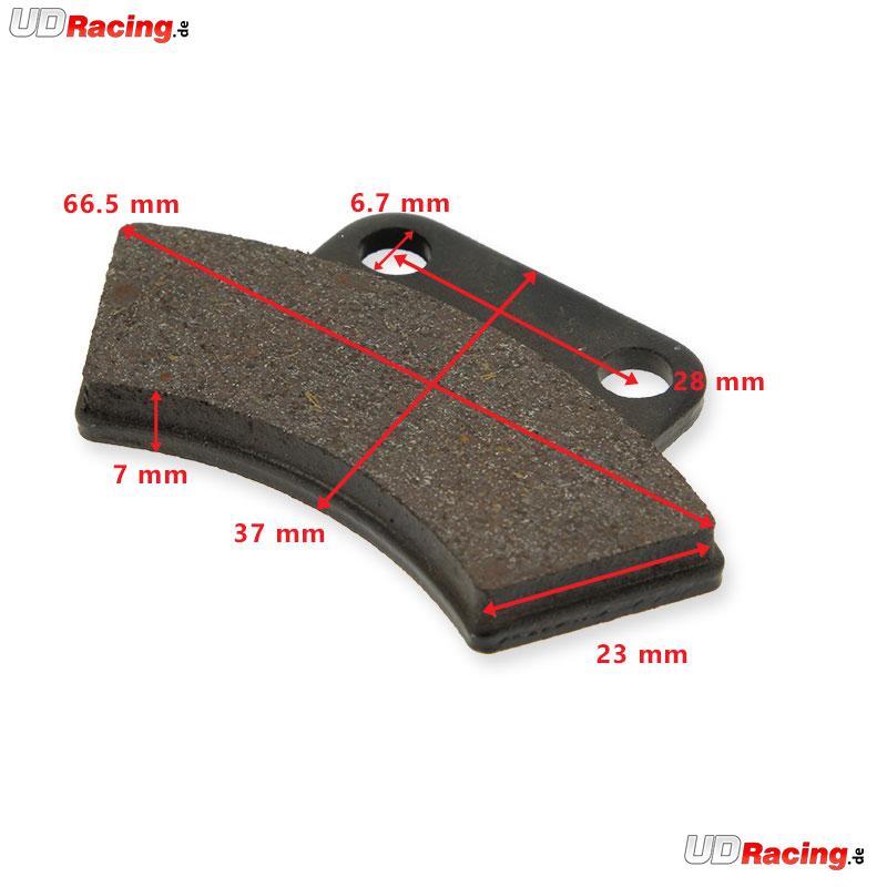 Bremsbelag dirt bike Typ 8, Ersatzteile Dirt bike Bremsbelag dirt bike Typ 8, Ersatzteile Dirt bike