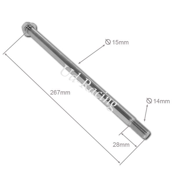 Schwingarmachse f�r Quad 300 ccm STE / ST-4E, Ersatzteile Quad Shineray 300