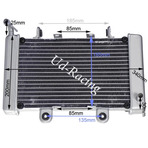 K�hler + Adapter + Ventilator Shineray 250ccm STIXE, Ersatz Shineray 250 STIXE ST9E