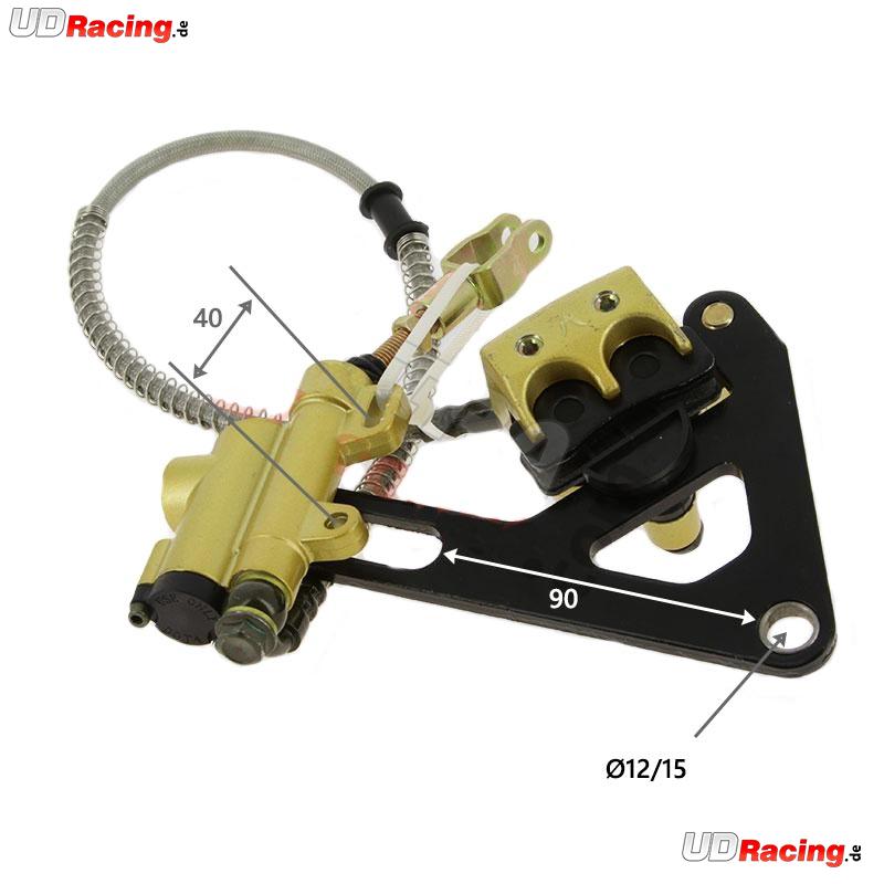 Bremssattel hinten, komplett, dirt bike AGB30 (Typ 2), Ersatzteile Dirt bike Bremssattel hinten, komplett, dirt bike AGB30 (Typ 2), Ersatzteile Dirt bike