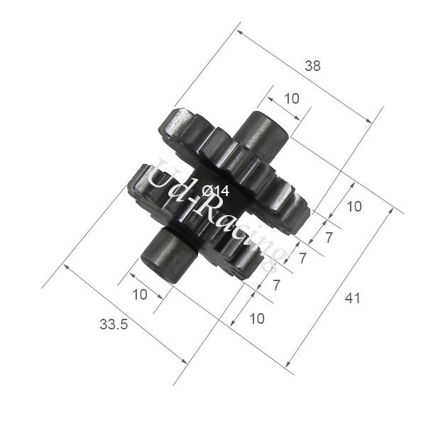 Doppelritzel für Anlasser SHINERAY 200STIIE / STIIE-B, Ersatzteile Shineray 200STIIE und STIIEB Doppelritzel für Anlasser SHINERAY 200STIIE / STIIE-B, Ersatzteile Shineray 200STIIE und STIIEB