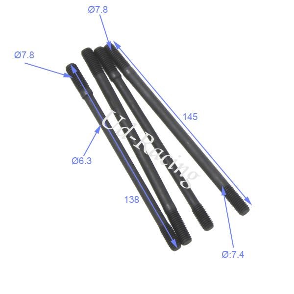 Zylinderkopfstehbolzen Quad Shineray 250 ccm ST-9E - STIXE, Ersatz Shineray 250 STIXE ST9E