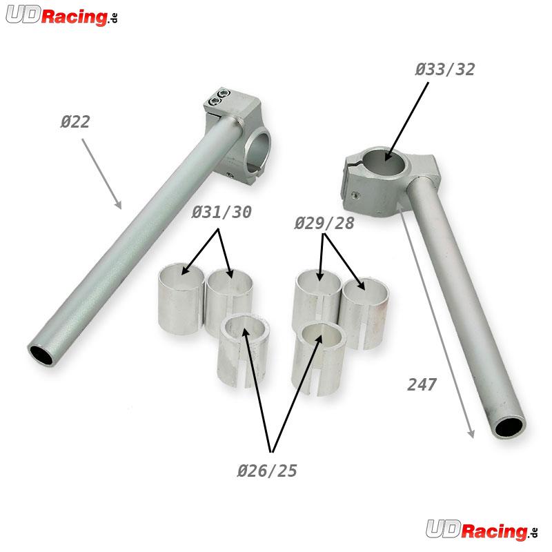 Stummellenker Tuning für pocket bike (Typ 3) Rot, Teile Pocket Blata MT4 Stummellenker Tuning für pocket bike (Typ 3) Rot, Teile Pocket Blata MT4