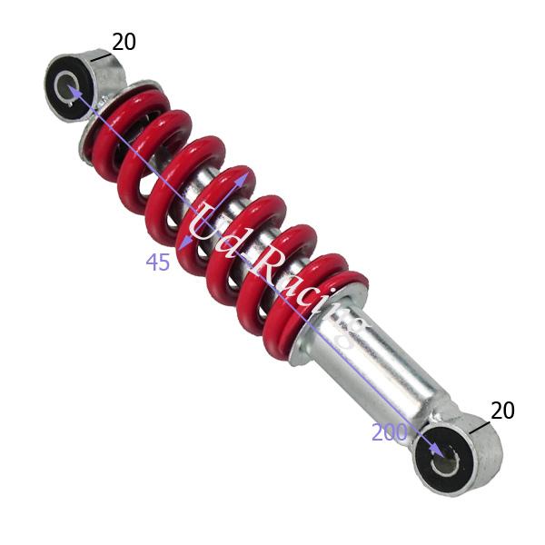Sto�d�mpfer pocket bike cross (200mm, typ 2), Pocket Cross Teile