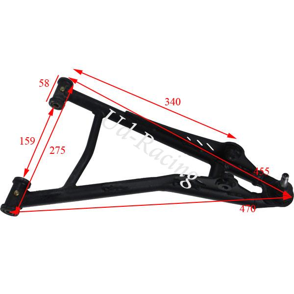 Unterer Querlenker rechts Quad Shineray 250 ST-9C, Ersatzteile Shineray 250 ST9C