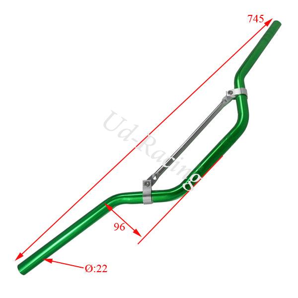 Lenker dirt bike (schwarz - typ 2), Ersatzteile Dirt bike Lenker dirt bike (schwarz - typ 2), Ersatzteile Dirt bike