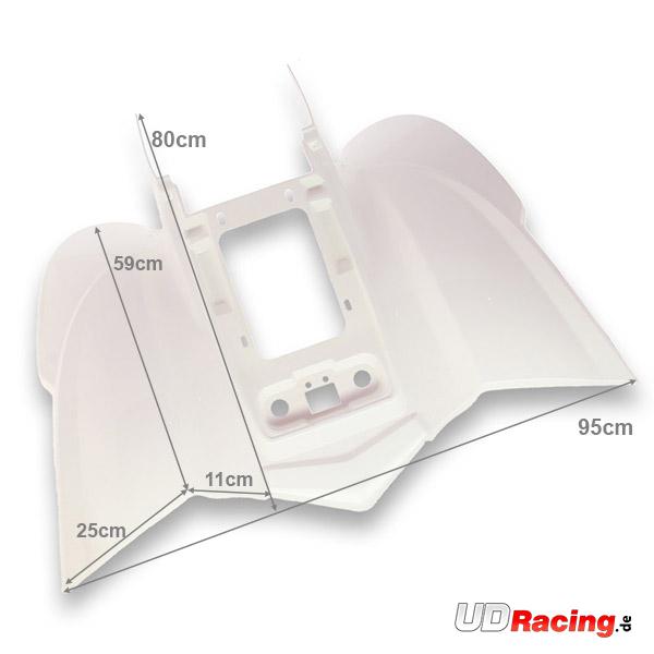 Spo�ler hinten f�r Quad Shineray  250ccm ST-9E - WEISS, Ersatz Shineray 250 STIXE ST9E