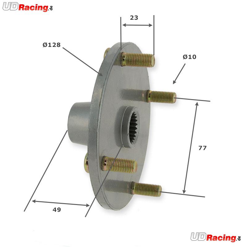 Radnabe hinten für Quad Shineray 200STIIE et 200STIIEB typ 3, Ersatzteile Shineray 200STIIE und STIIEB Radnabe hinten für Quad Shineray 200STIIE et 200STIIEB typ 3, Ersatzteile Shineray 200STIIE und STIIEB