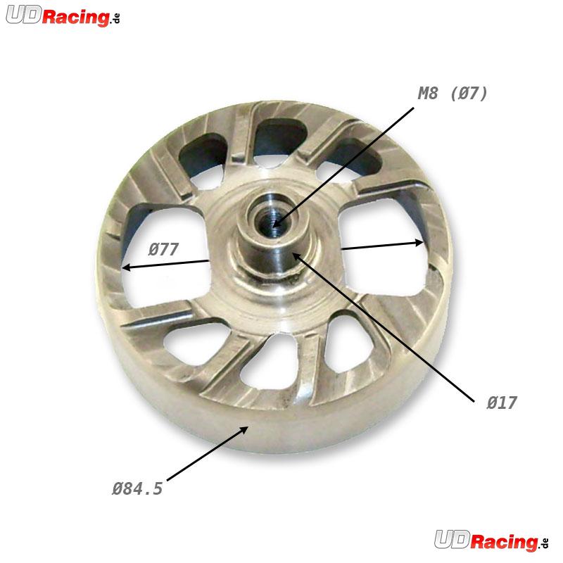 Kupplungsglocke 77 mm selbstbelüftet für MTA4, Teile Pocket Blata MT4 Kupplungsglocke 77 mm selbstbelüftet für MTA4, Teile Pocket Blata MT4