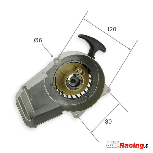 Seilzugstarter mini moto + Aluritzel für Pocket Bike Supermotard - Rot, Teile Pockets Supermoto Seilzugstarter mini moto + Aluritzel für Pocket Bike Supermotard - Rot, Teile Pockets Supermoto