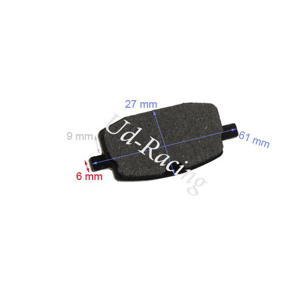 Bremsbelag vorn Motorroller Baotian BT49QT-9, Ersatzteile Baotian BT49QT-9