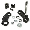 Gabelbr�cke komplett 45x48x160 f�r dirt bike (typ2) - SCHWARZ, Ersatzteile Dirt bike