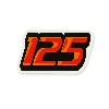 125ccm Aufkleber f�r Trex (orange-schwarz), Teile Trex Skyteam