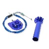 Gasgriff (schnell), violett, Qualit�tsprodukt + Kabel, blau, Teile Pockets Supermoto