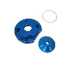 Zylinderkopf Racing, blau (Typ B), Pocket Cross Teile