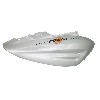 Rechte Verkleidung Skooter Jonway YY50QT-28B Grau/Orange (TYP 1) , Teile Motorroller Jonway