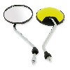 R�ckspiegel Satz f�r Citycoco Scooter - Gelb, Citycoco Ersatzteile