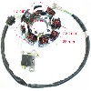 Spulen (Stator)  f�r Lichtmaschine Quad 200 ccm, Ersatz Chinese Quad 200ccm