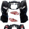 Verkleidung f�r Quad Shineray 200 ccm + Aufkleber (hinten), Ersatz Chinese Quad 200ccm