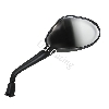 R�ckspiegel rechts f�r Scooter Baotian BT49QT-12 (schwarz - Typ 2), Ersatzteile Baotian BT49QT-12