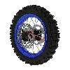 Rad hinten komplett 12', blau, f�r dirt bike AGB29, Ersatzteile Dirt bike