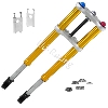 Gabel komplett dirt bike, Qualit�tsprodukt (Gold , 700 mm), Ersatzteile Dirt bike