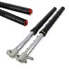 Gabelholme Qualit�tsprodukt  735mm, einzige Einstellung, 12mm Radachsen - Schwarz, Ersatzteile Dirt bike