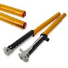 Gabelholme Qualit�tsprodukt  800mm, 15mm Radachsen - Golden, Ersatzteile Dirt bike
