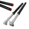 Gabelholme Qualit�tsprodukt  800mm, einzige Einstellung, 12mm Radachsen - Schwarz, Ersatzteile Dirt bike