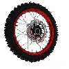 Rad vorn 14'', rot, Spikes 10 mm, f�r dirt bike AGB27, Ersatzteile Dirt bike