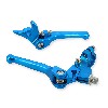 Griffe aus Alu Paar, blau, f�r dirt bike (type3), Ersatzteile Dirt bike