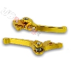 Griffe aus Alu (Paar), f�r dirt bike - Gold, Ersatzteile Dirt bike