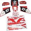 Dekor-Kit dirt bike AGB27, rot, Ersatzteile Dirt bike