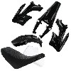 Verkleidung + Sitzbank dirt bike AGB27, schwarz, Ersatzteile Dirt bike