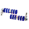 Fu�rasten TAF01 aus Alu, blau, Ersatzteile Pocket bike
