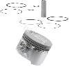Kolbensatz f�r Quad Shineray 300 ccm ST-5E (172FMN), Ersatzteile Quad Shineray 300
