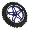 Komplettes Hinterrad blau f�r Pocket bike cross (10'', Typ 1), Pocket Cross Teile